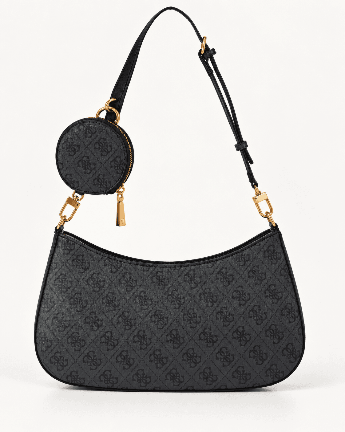 Guess Shoulder Bag Alexie en color negro, vista posterior