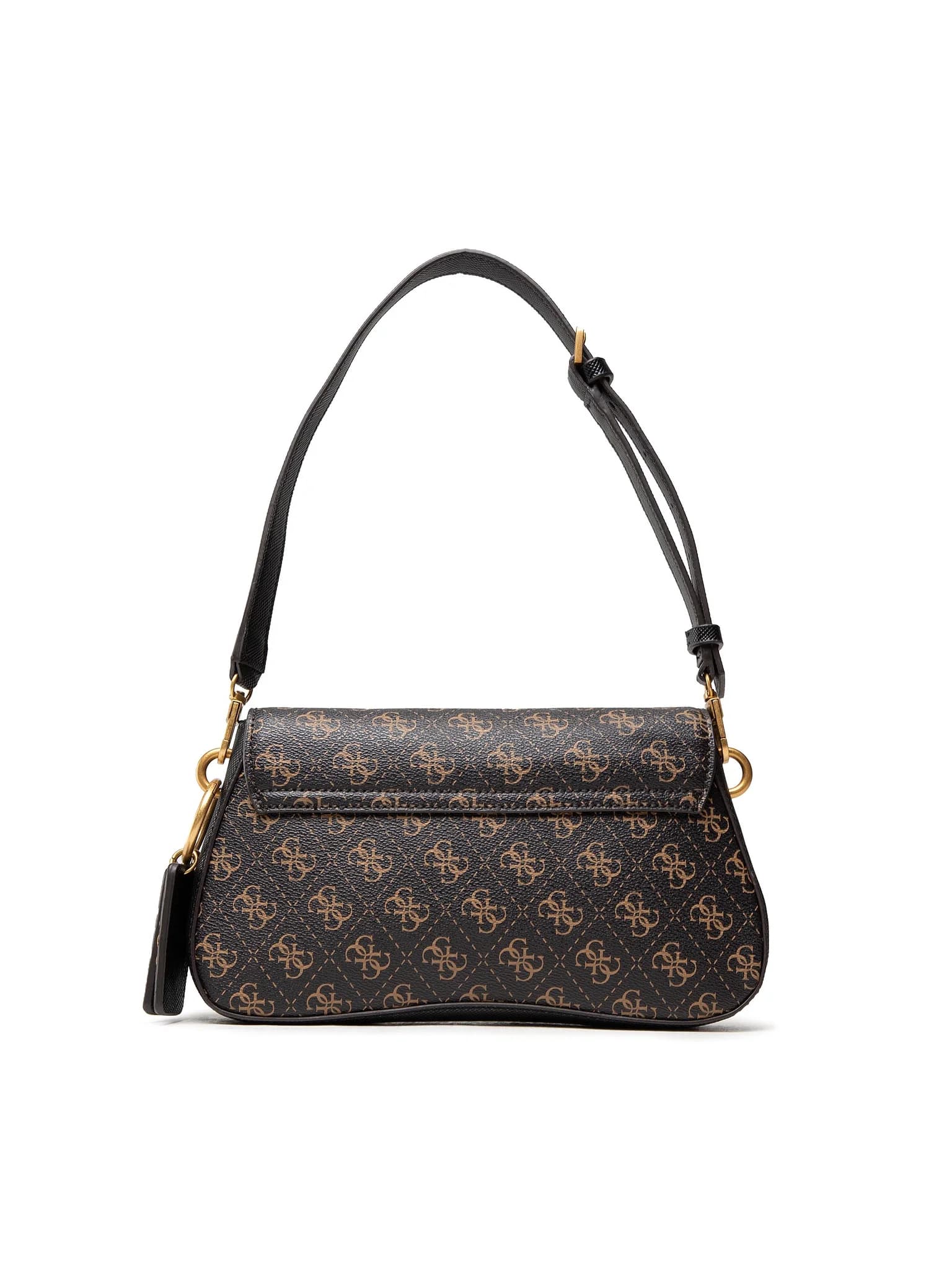 Guess Shoulder Bag Cordelia en color marrón, vista posterior